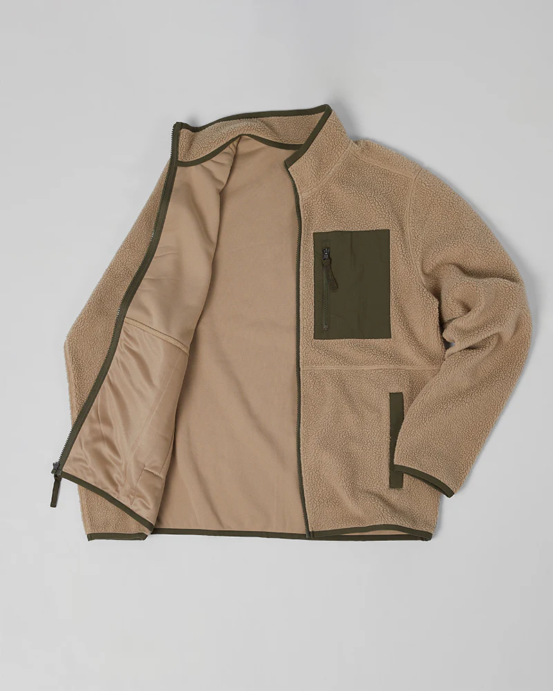 MEN'S OUTDOOR SHERPA FULL ZIP JACKET