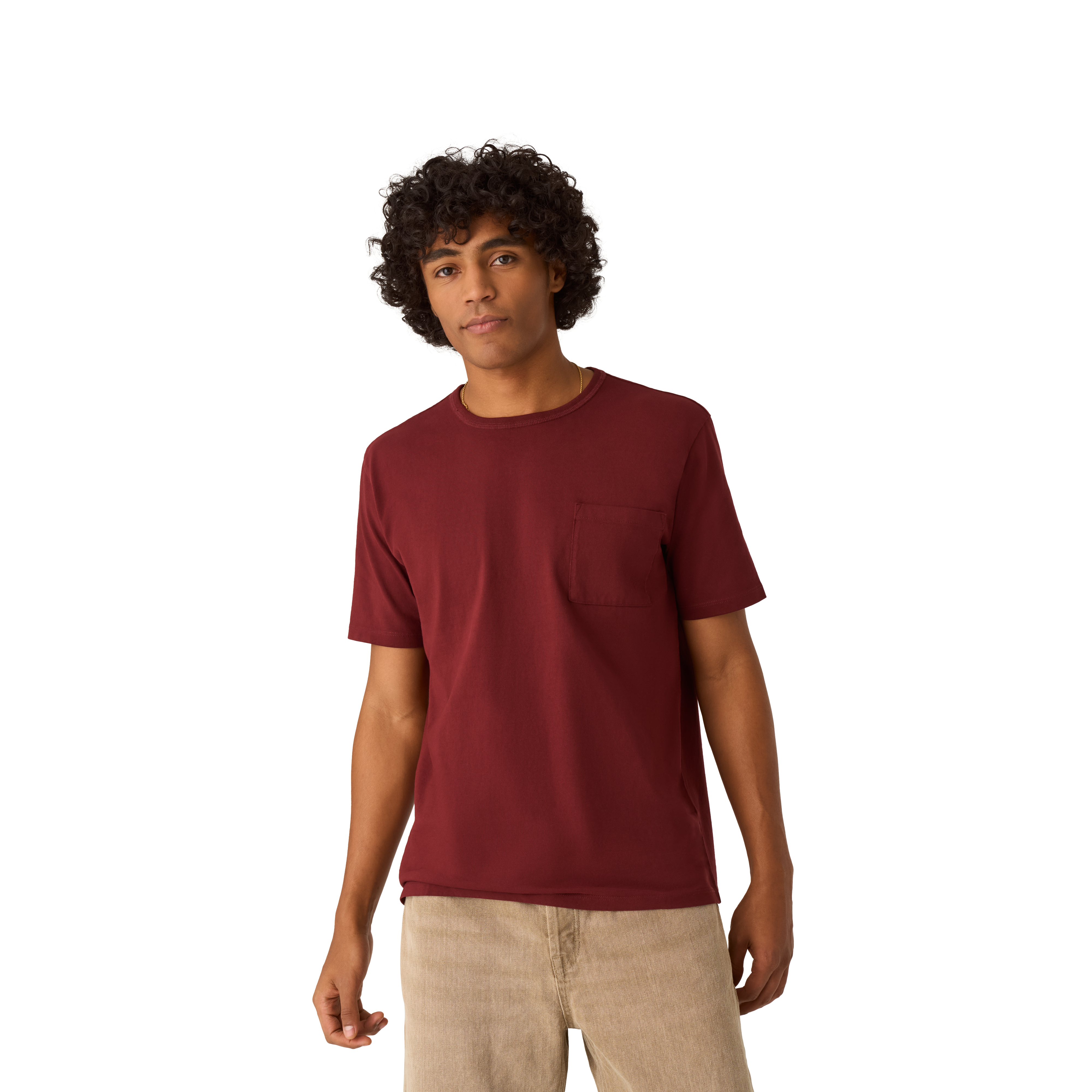Men's Premium Weight Pocket Crew Neck T-Shirt 6-Pack
